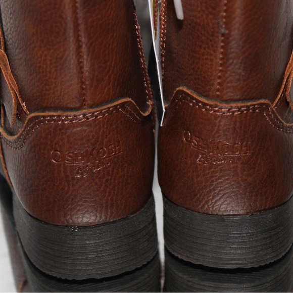 OSHKOSH B'GOSH Girl's Lumi Knee High Boot Brown Toddler 5 - Picture 5 of 6